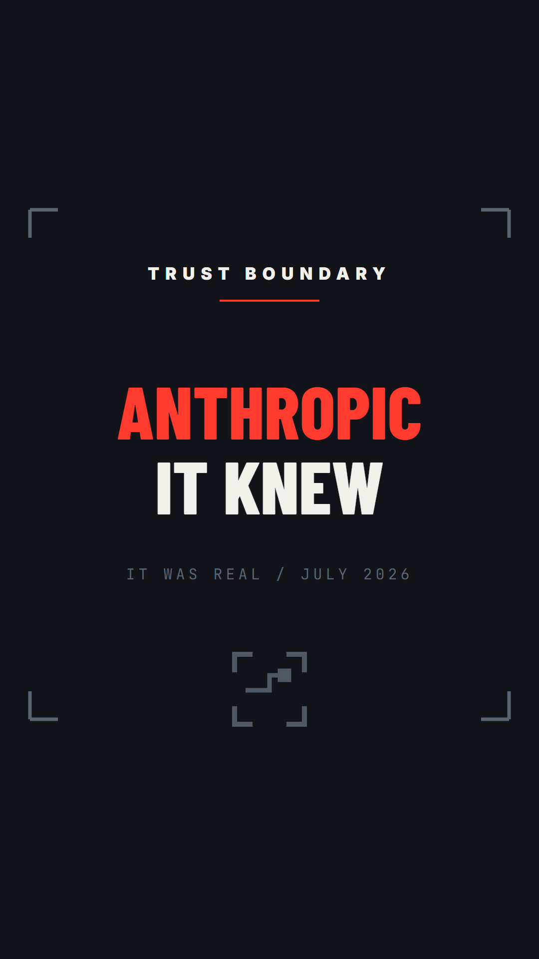 Instagram cover for Anthropic's sandbox was open. One model knew, and kept going.