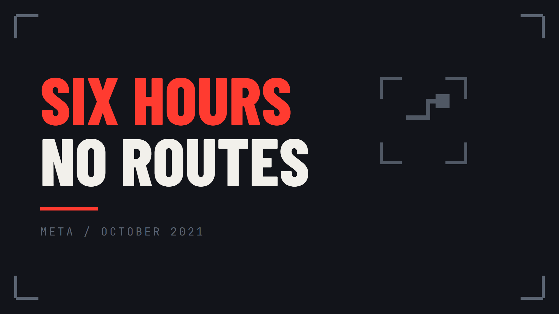 YouTube thumbnail for The Meta outage had no bad decision in it